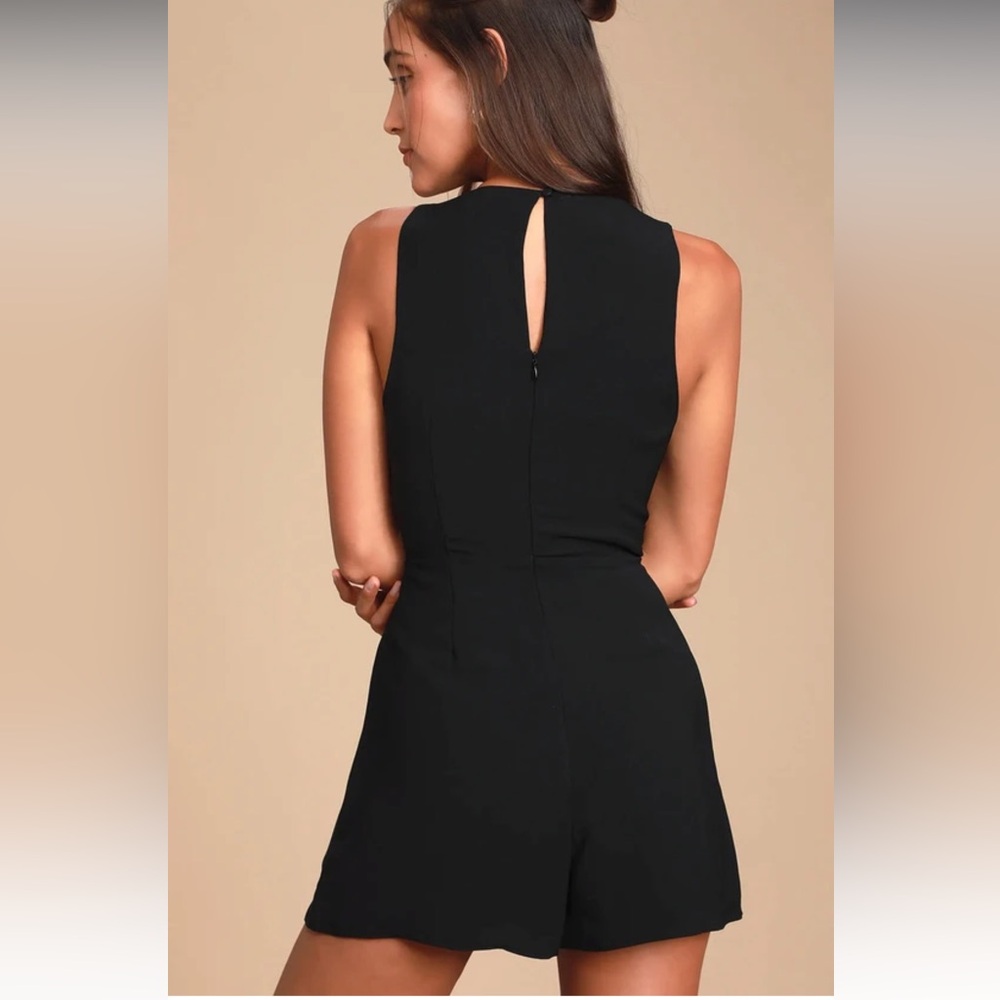 Lulus Black romper!